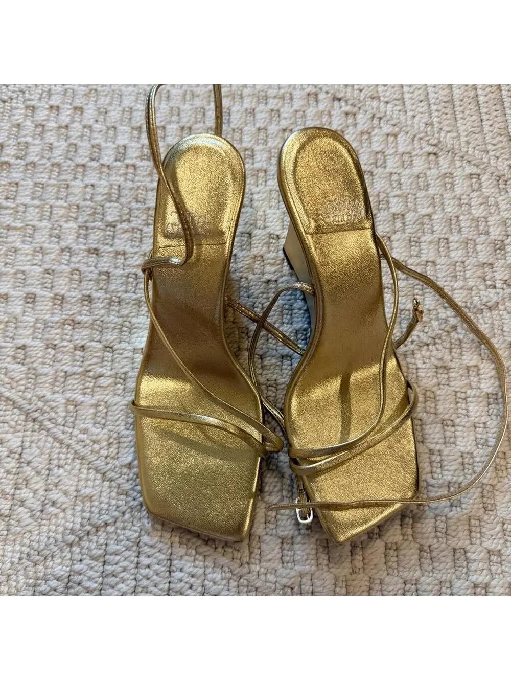Jeffrey Campbell Highlight Ankle Strap Wedge Sandal